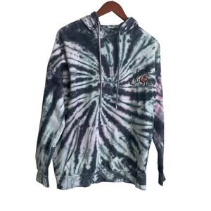 VTG Poetic Justice Mens Hoodie Sweatshirt M Tie‎ Dyed Tupac Graphics Retro Y2K